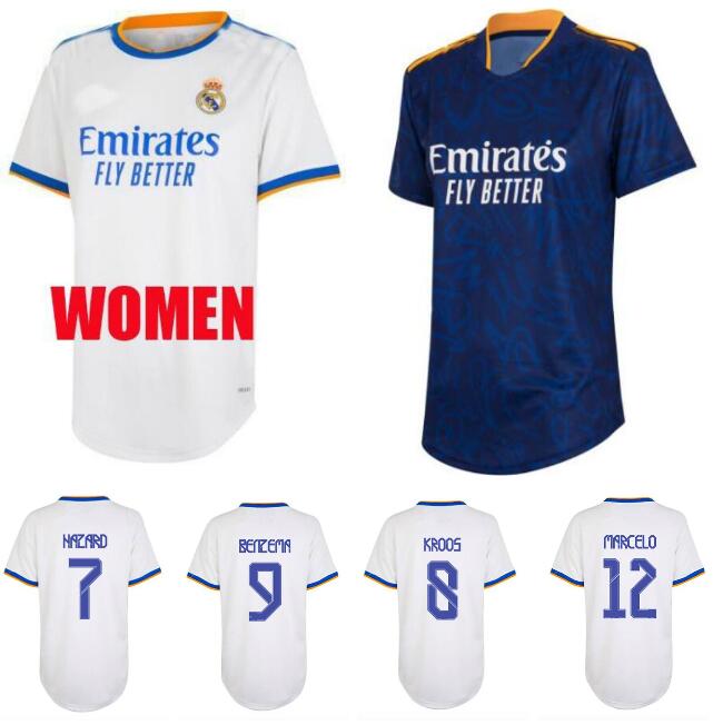 Woman 2021 2022 Real Madrid Jerseys home away 21/22 BENZEMA Soccer Jersey MODRIC HAZARD ASENSIO CASEMIRO VINICIUS JR. Football Shirt Sets Uniforms, 21/22 woman
Woman 2021 2022 Real Madrid Jerseys home away 21/22 BENZEMA Soccer Jersey MODRIC HAZARD ASENSIO CASEMIRO VINICIUS JR. Football Shirt Sets Uniforms, 21/22 woman