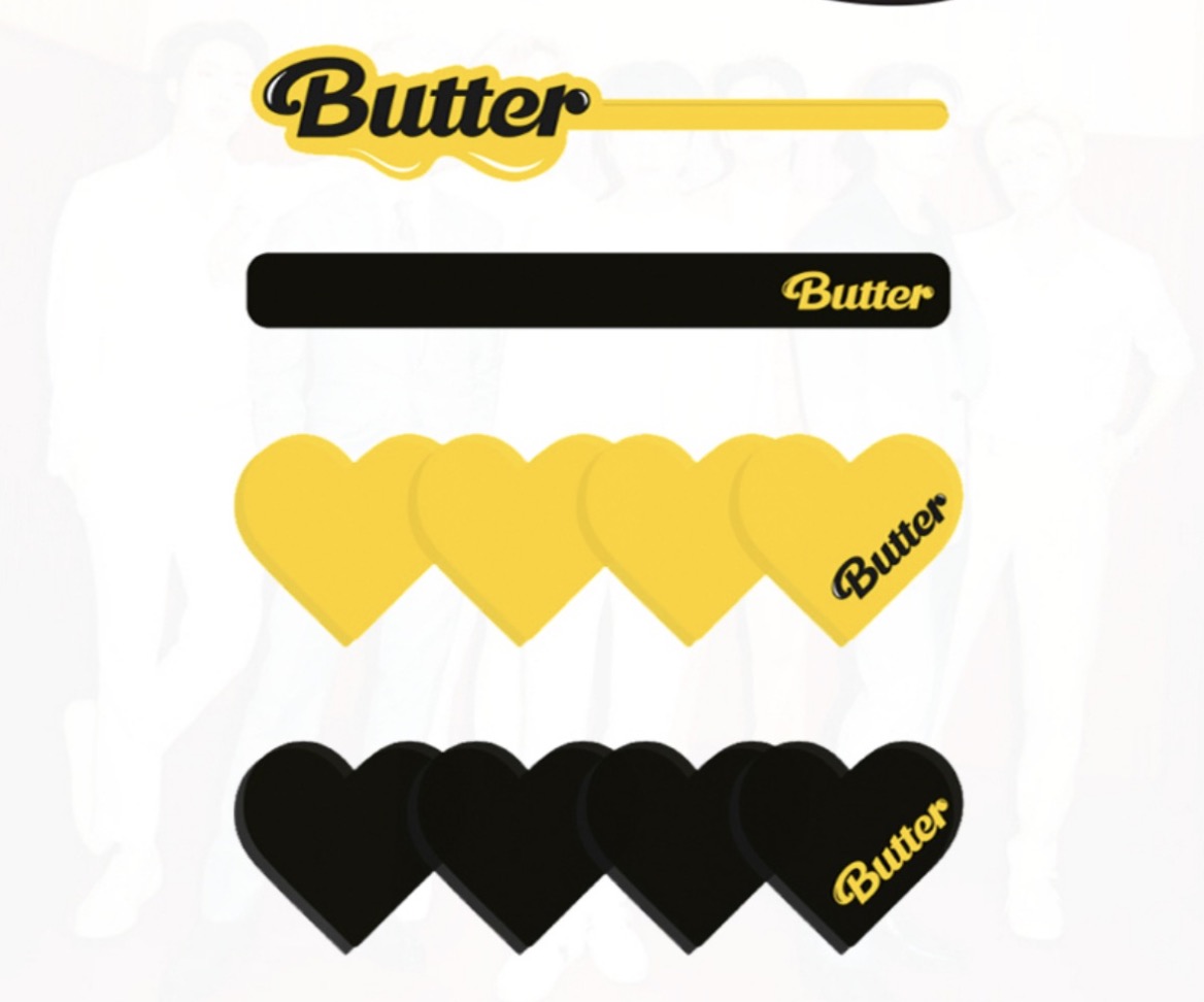 10pcs/lot BTS butter barrettes, Customize