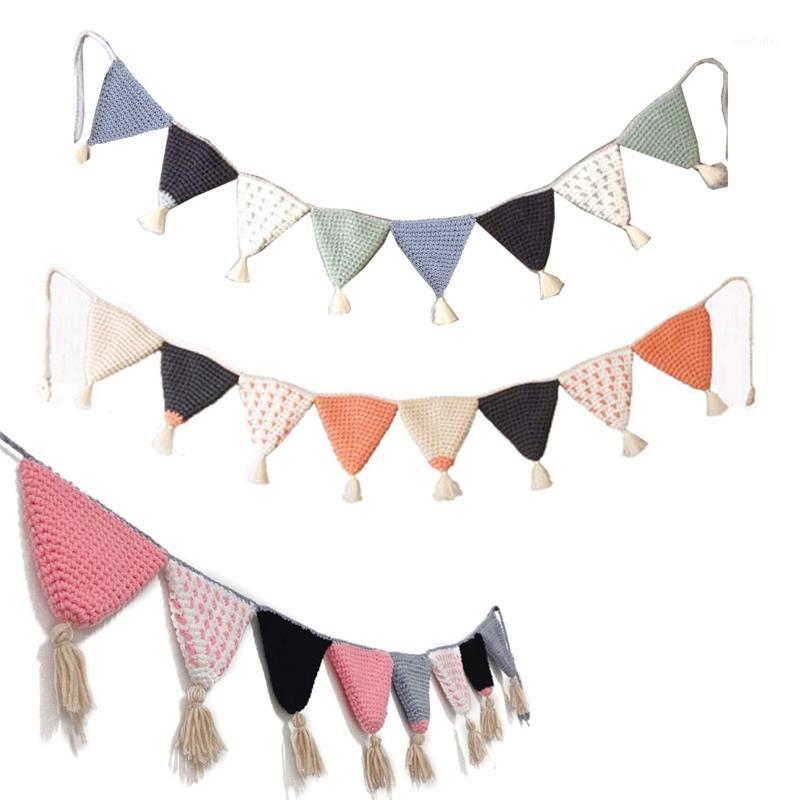 Party Decoration Nordic Hand-woven Banner Tent Bed Mat Baby Shower Bunting Ornament Kids Room Hanging Wall Decor P9JC
Party Decoration Nordic Hand-woven Banner Tent Bed Mat Baby Shower Bunting Ornament Kids Room Hanging Wall Decor P9JC