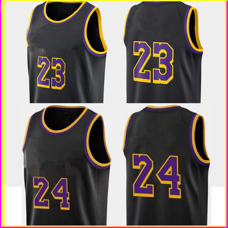 Los 2021 Angeles 23 Jersey 2 4 top Black