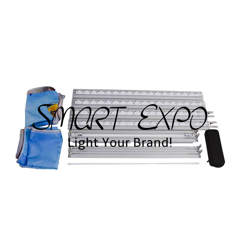 Photo Advertising Display Boards SEG Lightbox Frames for Promotion Event with Custom Printing Fabric Posters Flat Packing (240x240cm)