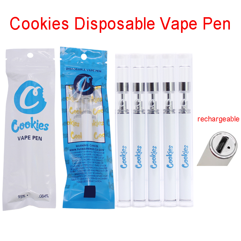 Cookies Disposable E-cigarettes Rechargeable Vape Pen Starter Kit 350mAh Battery 0.5ml 1ml Empty Ceramic Coil Thick Oil Cartridge Tank Vaporizer Kits
Cookies Disposable E-cigarettes Rechargeable Vape Pen Starter Kit 350mAh Battery 0.5ml 1ml Empty Ceramic Coil Thick Oil Cartridge Tank Vaporizer Kits