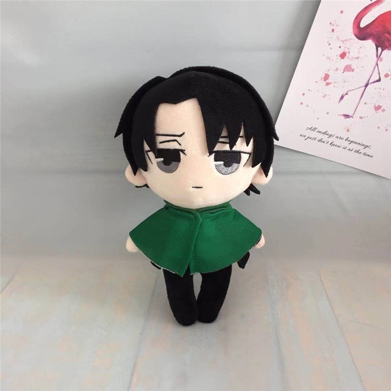 Anime Attack on Titan Pluche Doll Toys Levi Ackerman Nice Soft Filled Kisses Children Poison 20Cm
Anime Attack on Titan Pluche Doll Toys Levi Ackerman Nice Soft Filled Kisses Children Poison 20Cm