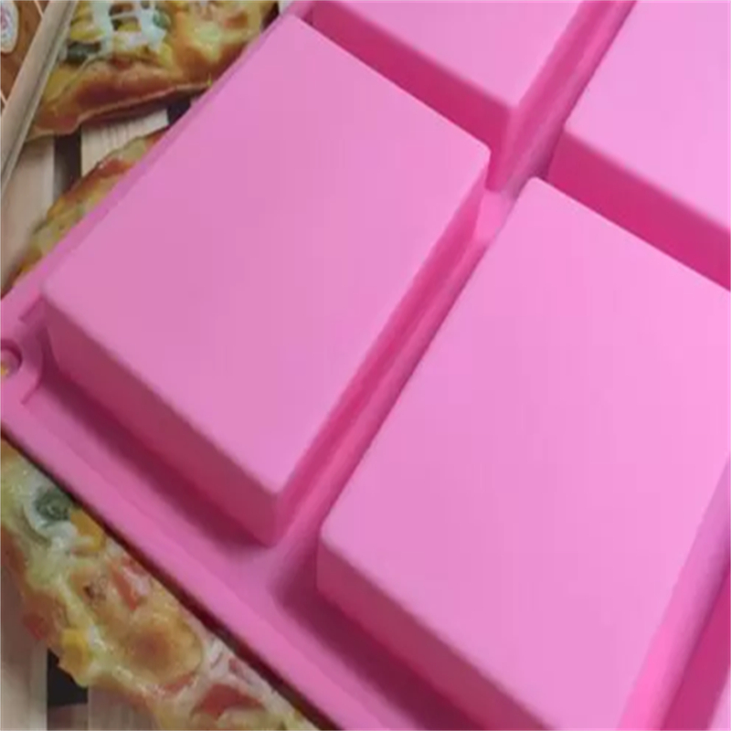 Baking Moulds 85525cm square Silicone Baking Mould Cake Pan Molds Handmade Biscuit Soap mold2561287