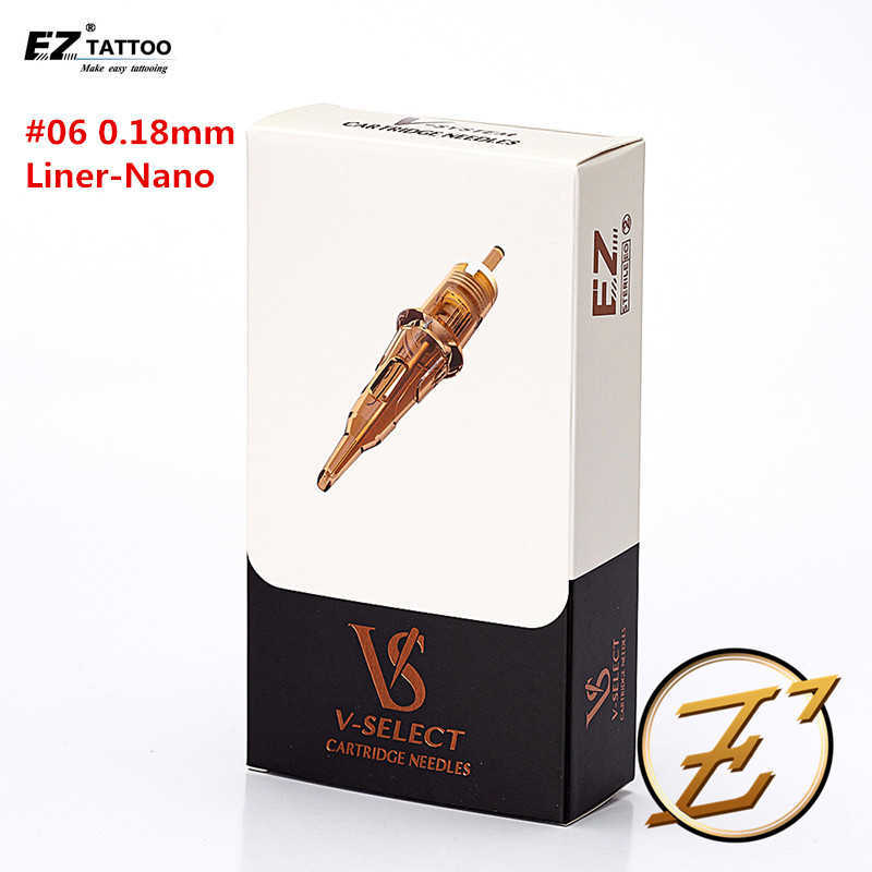 EZ V-Select Tattoo Cartridge Tattoo Needles #06 0.18mm Round Liner Microblading for Tattooing & Permanent Makup 20 pcs/Box 210608
EZ V-Select Tattoo Cartridge Tattoo Needles #06 0.18mm Round Liner Microblading for Tattooing & Permanent Makup 20 pcs/Box 210608
