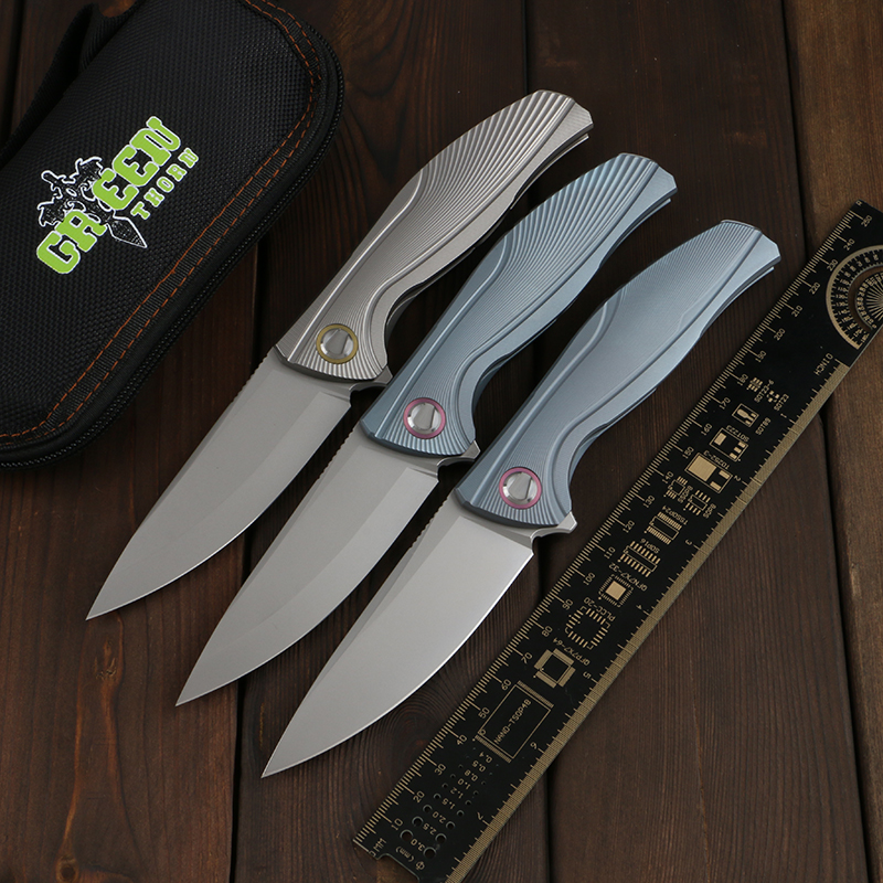 Green thorn F7 Flipper folding knife bearing M390 blade TC4 Titanium handle outdoor camping hunting pocket fruit knife EDC tool
Green thorn F7 Flipper folding knife bearing M390 blade TC4 Titanium handle outdoor camping hunting pocket fruit knife EDC tool