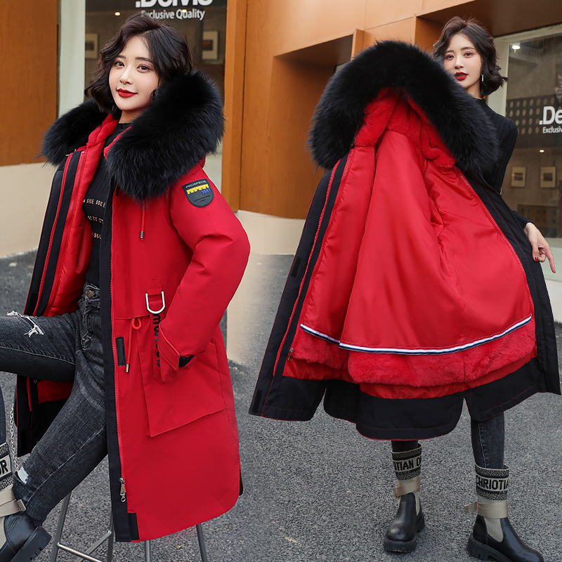 New Long Parkas With Hooded Female Women Winter Coat Thick Down Cotton Pockets Jacket Womens Outwear Parkas, Black
New Long Parkas With Hooded Female Women Winter Coat Thick Down Cotton Pockets Jacket Womens Outwear Parkas, Black