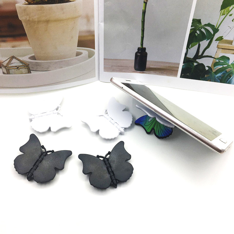 Porte-téléphone Papier Porte-Téléphone ABS Plastique avec ressort métallique à l'intérieur du support de bureau mobile Portable Smartphone Smartp