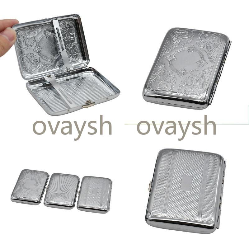 Metal Retro Cigarette Case Silvery Plated Reflection Open Lid Containers Strong Rectangle Cases Smoking Portable
Metal Retro Cigarette Case Silvery Plated Reflection Open Lid Containers Strong Rectangle Cases Smoking Portable