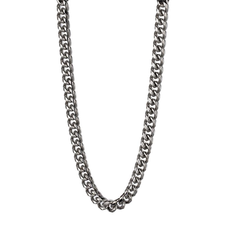 Chains 6-8mm Width Curb Cuban Link Chain Necklace Unisex Punk Stainless Steel Chokers Silver Plated Metal Fashion Jewelry Glft
Chains 6-8mm Width Curb Cuban Link Chain Necklace Unisex Punk Stainless Steel Chokers Silver Plated Metal Fashion Jewelry Glft