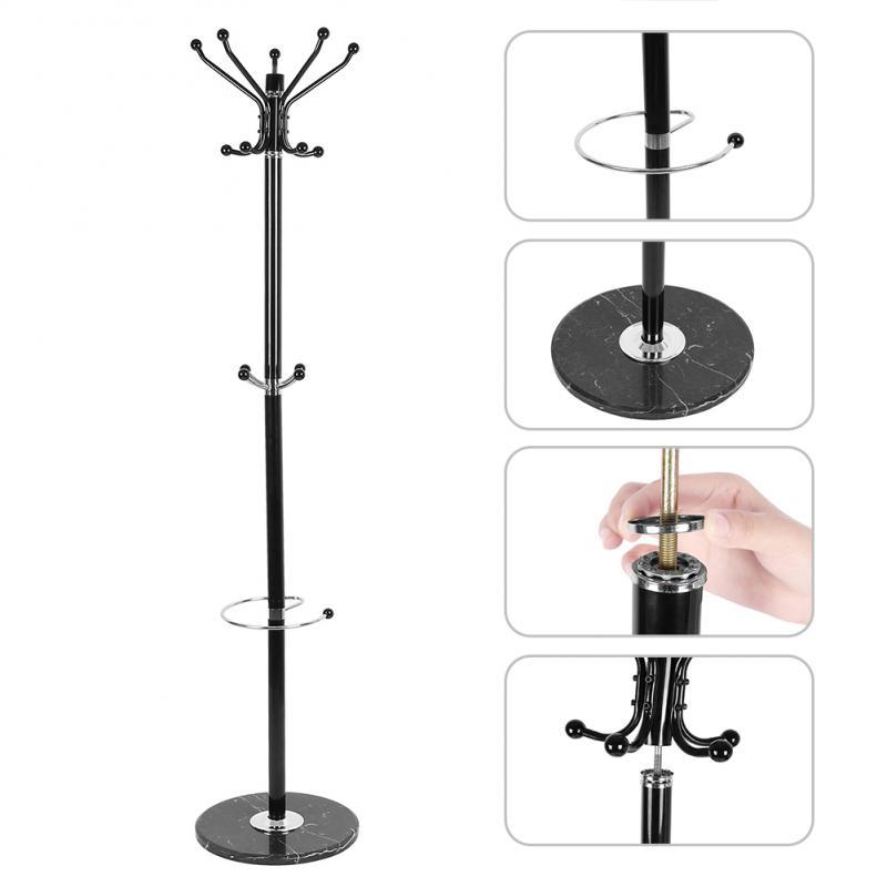 Clothing & Wardrobe Storage 170cm Black Metal Coat Rack Standing Tree Clothes Home House Lobby Office With Marble Base Modern Style Hat Stan
Clothing & Wardrobe Storage 170cm Black Metal Coat Rack Standing Tree Clothes Home House Lobby Office With Marble Base Modern Style Hat Stan