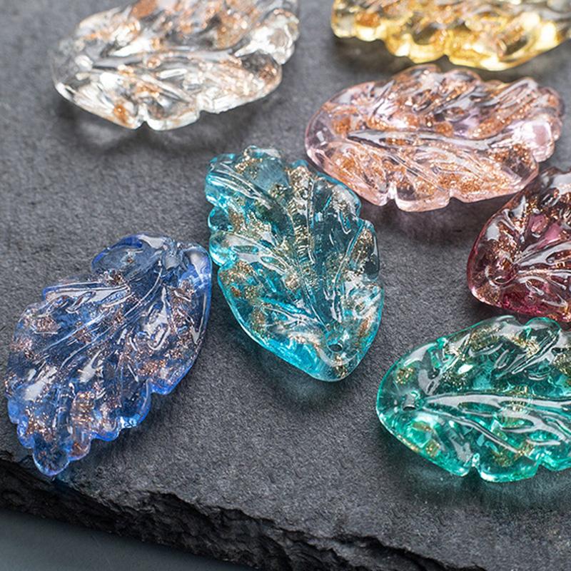 Other 27x12mm Leaf Shape Foil Lampwork Glass Loose Crafts Beads Pendants For DIY Necklace Jewelry Making Findings
Other 27x12mm Leaf Shape Foil Lampwork Glass Loose Crafts Beads Pendants For DIY Necklace Jewelry Making Findings