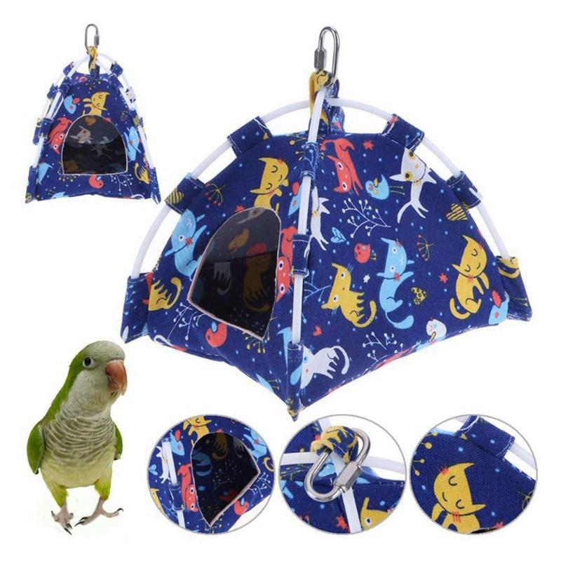 Bird Tent Shaped Hammock Hanging Nest House Canvas Hamster Habitat Cave Small Pet Cage Swing Perch2021 Cages
Bird Tent Shaped Hammock Hanging Nest House Canvas Hamster Habitat Cave Small Pet Cage Swing Perch2021 Cages
