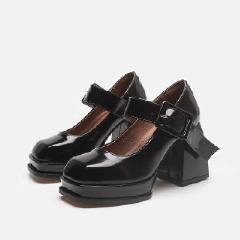 Thick Sole Mary Jane Shoes 2022 Spring Womens Square Toe Leather Shoes High Heels Velcro Wedges Party Pumps Punk Shoes, Black;white
Thick Sole Mary Jane Shoes 2022 Spring Womens Square Toe Leather Shoes High Heels Velcro Wedges Party Pumps Punk Shoes, Black;white
