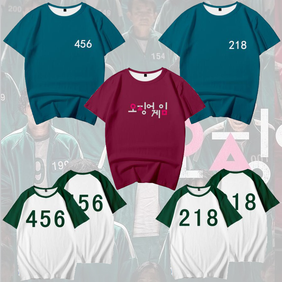 Squid Game 3D T Shirt Women Men Summer Fashion O-neck Short Sleeve Funny Tshirt Graphic Tees Streetwear Cosplay Costume, 017
Squid Game 3D T Shirt Women Men Summer Fashion O-neck Short Sleeve Funny Tshirt Graphic Tees Streetwear Cosplay Costume, 017