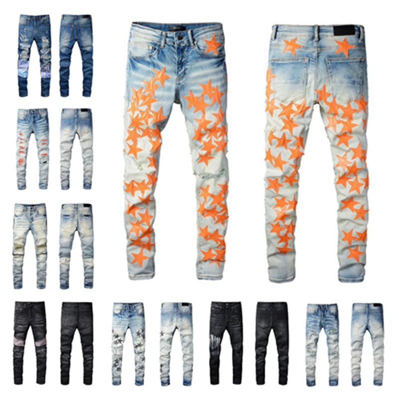 New Fashion Mens Designer Jeans High Quality Ripped Denim Pants Luxury Hip Hop Distressed Zipper trousers For Male 2022 Top, 0010
New Fashion Mens Designer Jeans High Quality Ripped Denim Pants Luxury Hip Hop Distressed Zipper trousers For Male 2022 Top, 0010