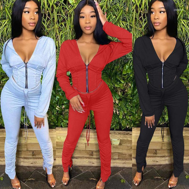 Two Piece Set Hooded Sexy Deep V Neck Tracksuit Women Jacket Sweat Suit Female 2 Pcs Lounge Sweatpants Stacked Pants Plus Size1, Gray
Two Piece Set Hooded Sexy Deep V Neck Tracksuit Women Jacket Sweat Suit Female 2 Pcs Lounge Sweatpants Stacked Pants Plus Size1, Gray
