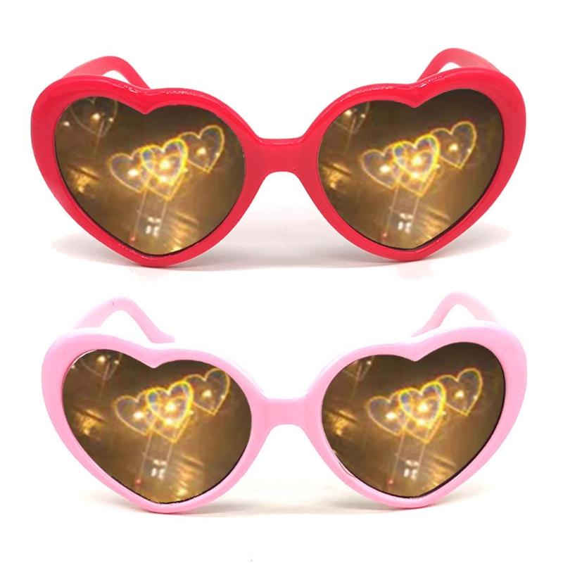 Color Heart Effect Diffraction Glasses Peach Special Effects Eyeglasses D0JD Sunglasses
Color Heart Effect Diffraction Glasses Peach Special Effects Eyeglasses D0JD Sunglasses