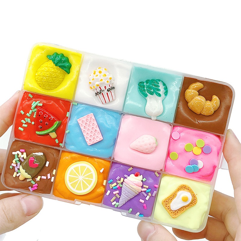 200ml/130g 12colors/set DIY Modeling Clay Fruit Cotton Cloud Slime Fluffy Mud Stress Relief Kids Learning Educational Toy Plasticine Kit Kid Toys 0373
200ml/130g 12colors/set DIY Modeling Clay Fruit Cotton Cloud Slime Fluffy Mud Stress Relief Kids Learning Educational Toy Plasticine Kit Kid Toys 0373