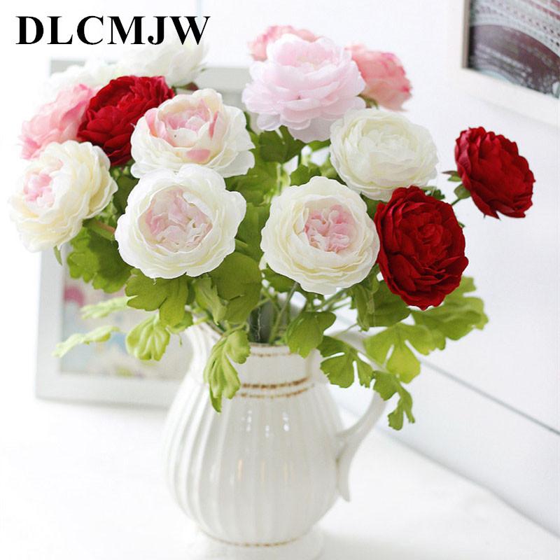 European Style Flowers Peony False High - Grade Silk Flower Wedding Artificial Decorative & Wreaths
European Style Flowers Peony False High - Grade Silk Flower Wedding Artificial Decorative & Wreaths