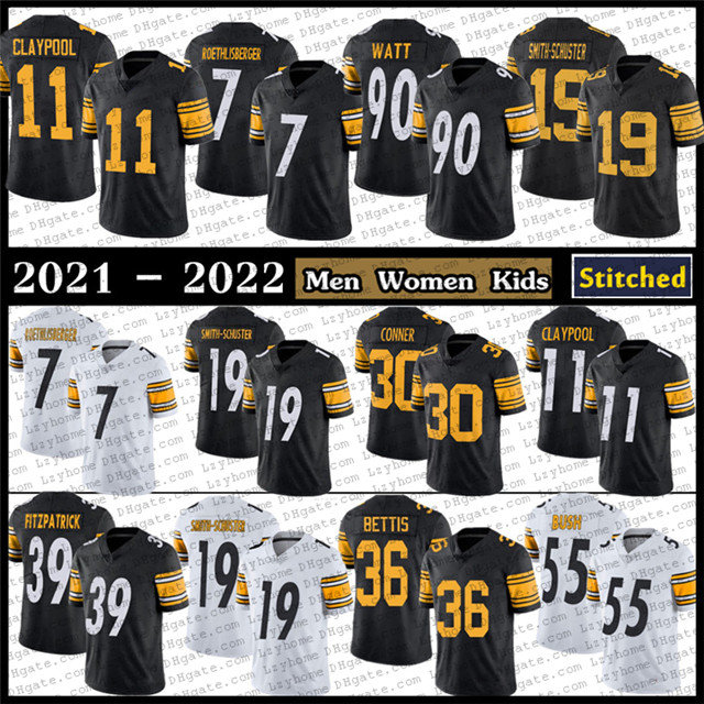 90 TJ T.J. Watt 11 Chase Claypool Men Women Kids Football Jerseys 7 Ben Roethlisberger 39 Minkah Fitzpatrick 43 Polamalu 19 JuJu Smith-Schuster 55 Devin Bush 50 Shazier, My store(lzyhome)
90 TJ T.J. Watt 11 Chase Claypool Men Women Kids Football Jerseys 7 Ben Roethlisberger 39 Minkah Fitzpatrick 43 Polamalu 19 JuJu Smith-Schuster 55 Devin Bush 50 Shazier, My store(lzyhome)