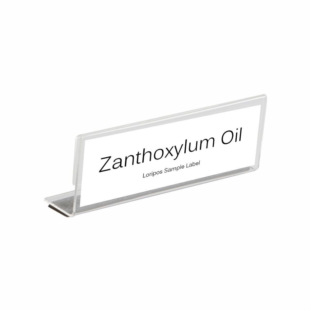 Plastic Label Acrylic Sign Price Tag Holder with Magnetic Strip