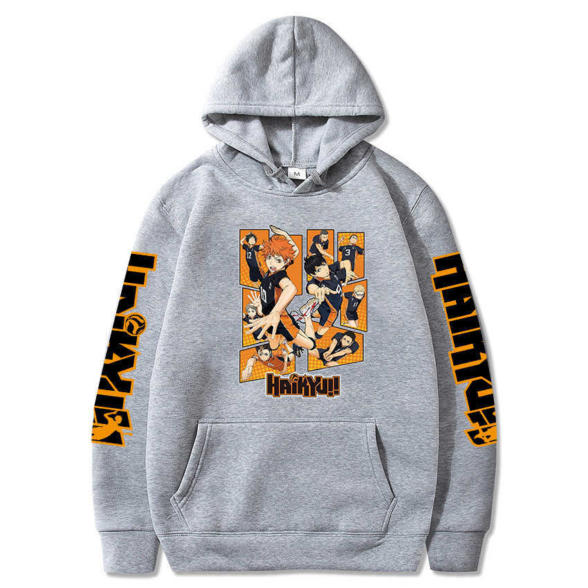 Anime Haikyuu Hoodies Sweatshirts Men/women Hip Hop Streetwear Hoodie Anime Hoodies Men's Sweatshirts H0818