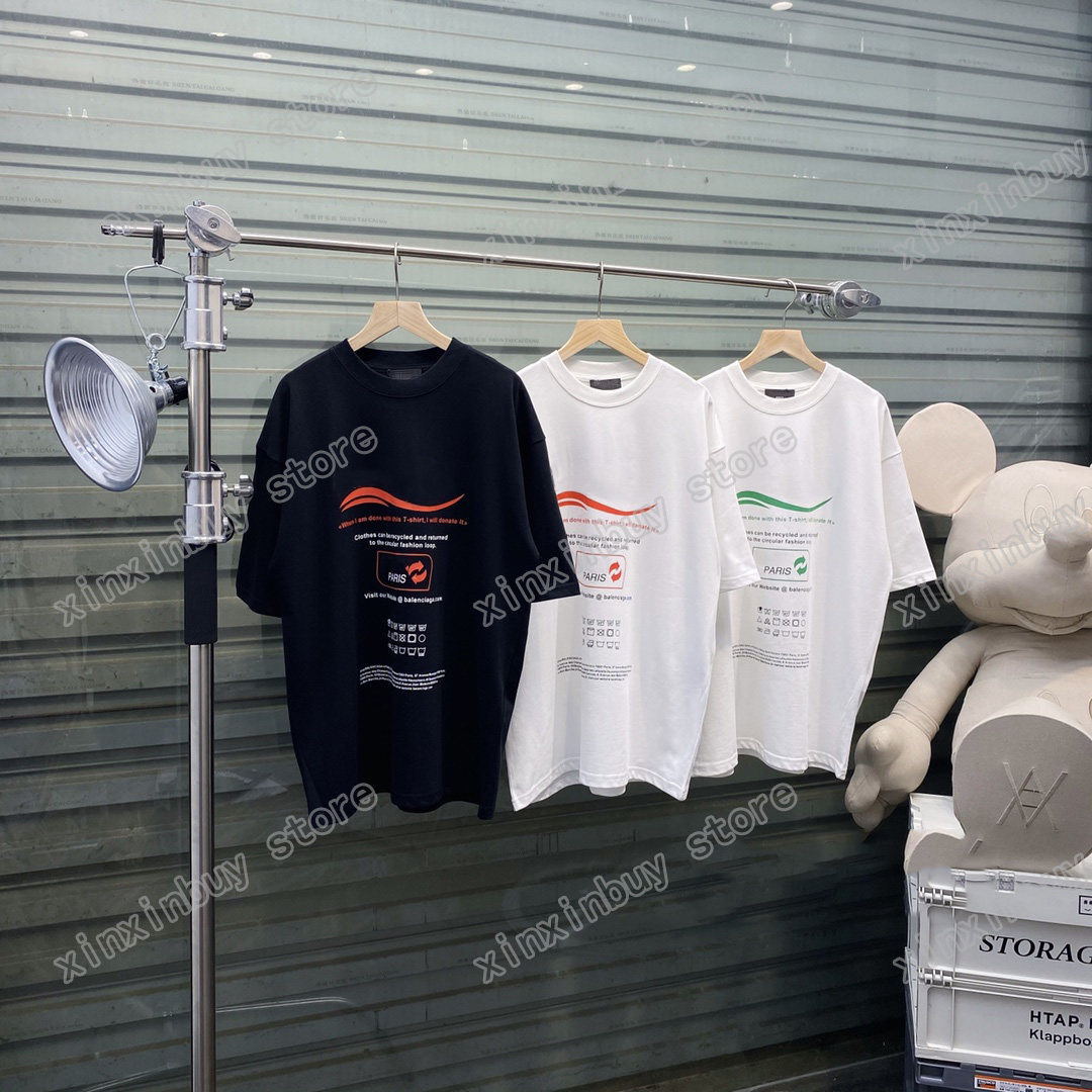 21ss Designers Mens Womens T Shirts letter sea wave ocean print Man Paris Fashion T-shirt Top Quality Tees Street Short Sleeve luxurys Tshirts blue green, Black
21ss Designers Mens Womens T Shirts letter sea wave ocean print Man Paris Fashion T-shirt Top Quality Tees Street Short Sleeve luxurys Tshirts blue green, Black