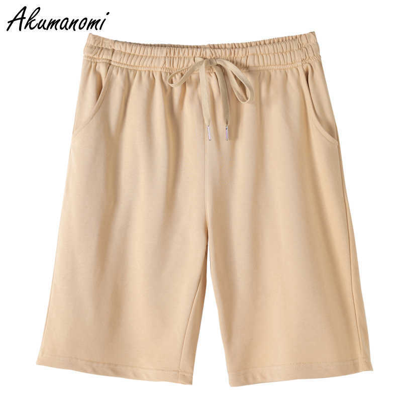 plus size 7xl 6xl 5xl 43xxl black gray khaki beige purple oversize women high waist shorts korean loose casual basic sweatpants 210611