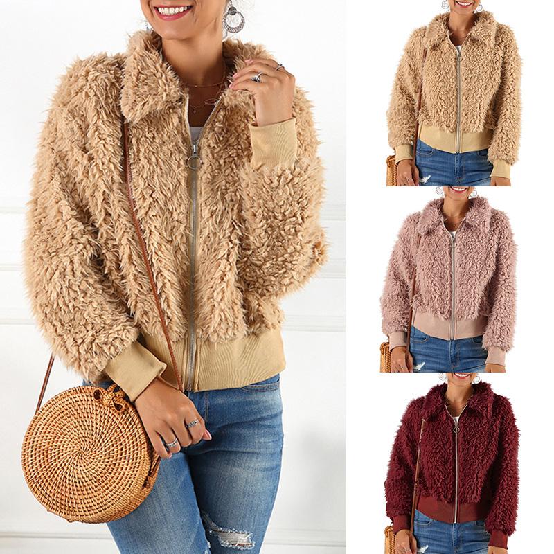 Women's Fur & Faux Fashion Women Plush Coat Winter Warm Solid Color Lapel Jacket Casual Outerwear Ladies Overcoats Jackets Coats, Black
Women's Fur & Faux Fashion Women Plush Coat Winter Warm Solid Color Lapel Jacket Casual Outerwear Ladies Overcoats Jackets Coats, Black
