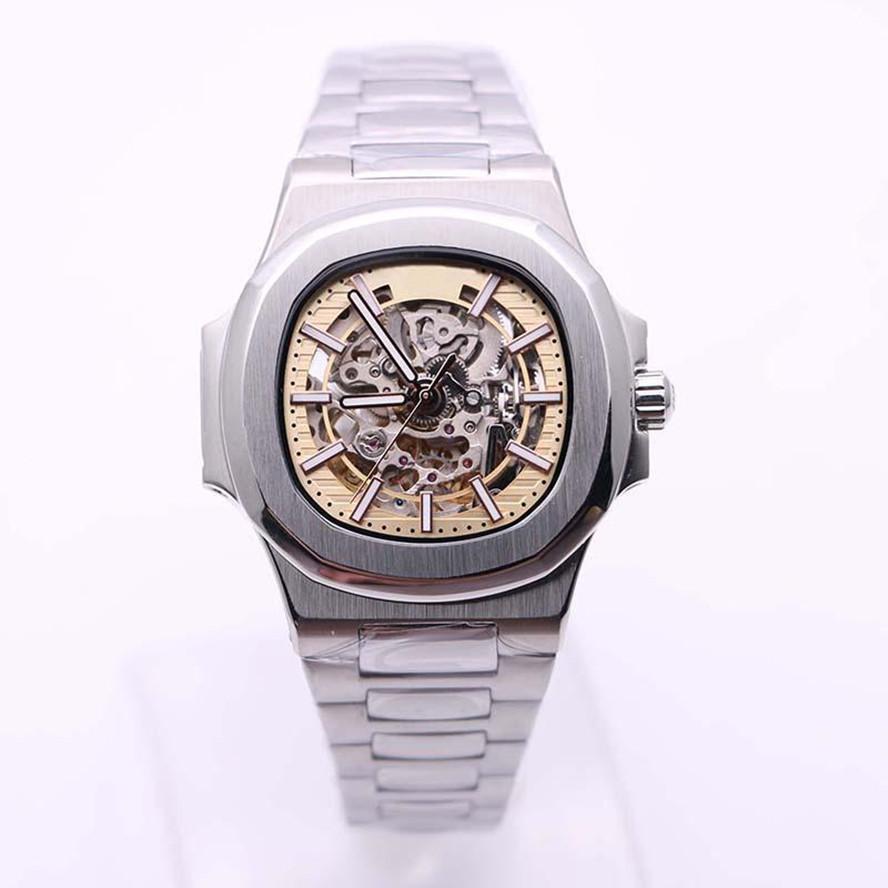 hollow movement engraved mens watch automatic mechanical stainless steel transparent back blue dial men watches sports wristwatches, Slivery;brown
hollow movement engraved mens watch automatic mechanical stainless steel transparent back blue dial men watches sports wristwatches, Slivery;brown