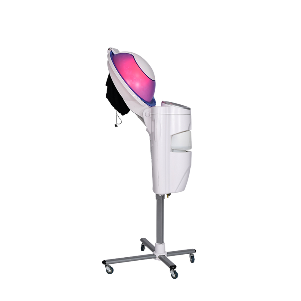 Professional Salon Hair Steamer Machine 7 Lights Functions for Dyeing Perming Oil Treatment Color ProcessorAccelerator Barber Use