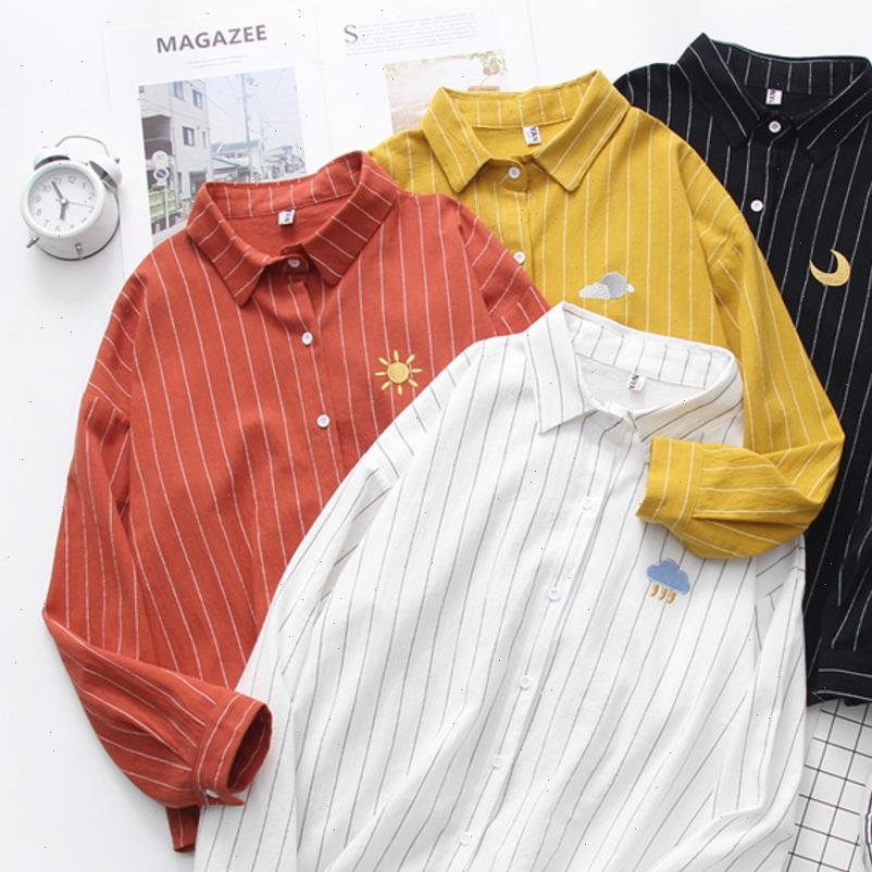 striped womens shirt office blouse women white casual wear button up turn down collar long sleeve embroidery cotton
striped womens shirt office blouse women white casual wear button up turn down collar long sleeve embroidery cotton