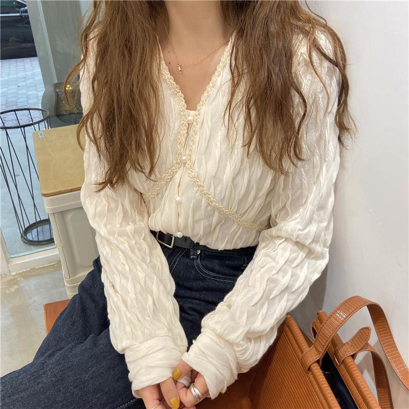 Women's Blouses & Shirts HziriP 2021 Spring Office Lady French Solid Vintage Chic Casual Retro Elegant V-Neck Pearl Button Blouse Long Sleev, Black
Women's Blouses & Shirts HziriP 2021 Spring Office Lady French Solid Vintage Chic Casual Retro Elegant V-Neck Pearl Button Blouse Long Sleev, Black
