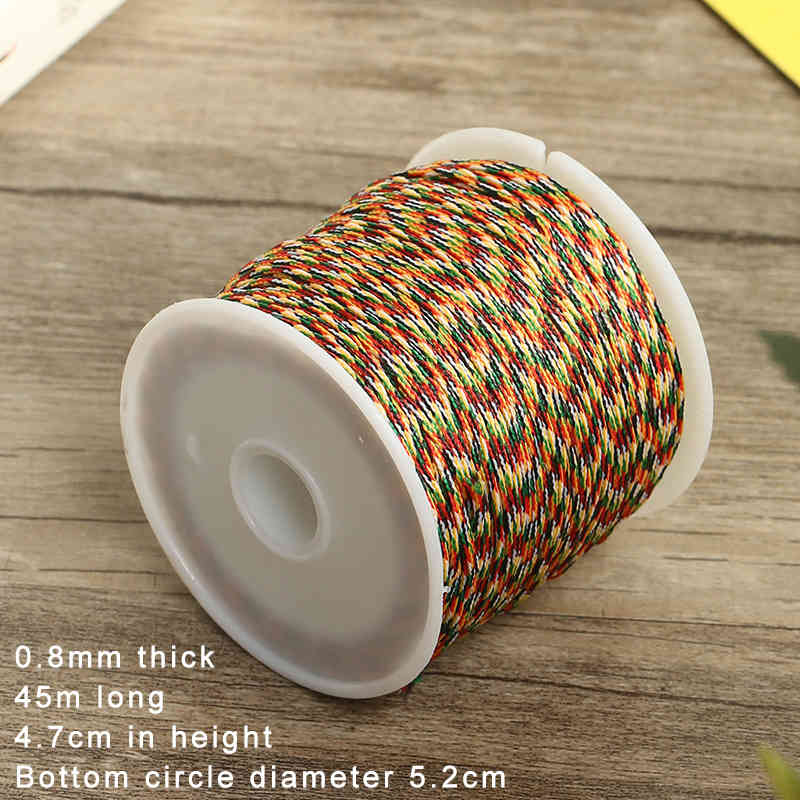 1Roll Tassels Bracelet Braided Nylon Cord Thread for Household for Chinese Knot Beading String Multi Purpose