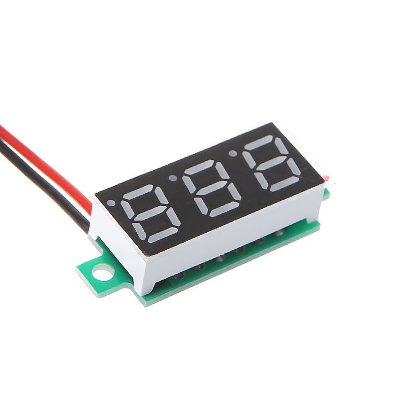 1 Pc 0.28 Inch Dc 2.5V-30V 2 Wire Mini Digital Voltmeter Led Screen Voltage Tester Meter