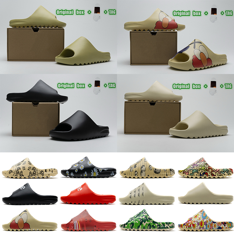 2021 Kanye Slides West bone resin desert sand Slippers black white red Slide earth brown men women mens womens sandals Soot Core Pure Enfora Graffiti With box
2021 Kanye Slides West bone resin desert sand Slippers black white red Slide earth brown men women mens womens sandals Soot Core Pure Enfora Graffiti With box