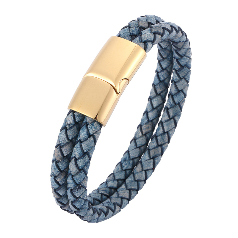 Luxury Brand Multilayer Colorful Genuine Leather Cuff Bracelet Magnetic Buckle Cuff Bracelets for Men Gift
Luxury Brand Multilayer Colorful Genuine Leather Cuff Bracelet Magnetic Buckle Cuff Bracelets for Men Gift