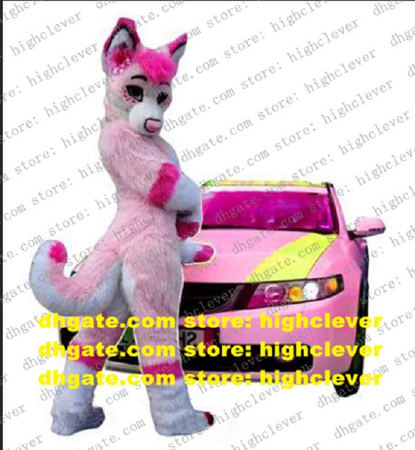 Pink Long Fur Furry Sexy Wolf Fox Husky Dog Fursuit Mascot Costume Adult Cartoon Character Head Very Big Beauty Parlor zx672, As in photos 
Pink Long Fur Furry Sexy Wolf Fox Husky Dog Fursuit Mascot Costume Adult Cartoon Character Head Very Big Beauty Parlor zx672, As in photos