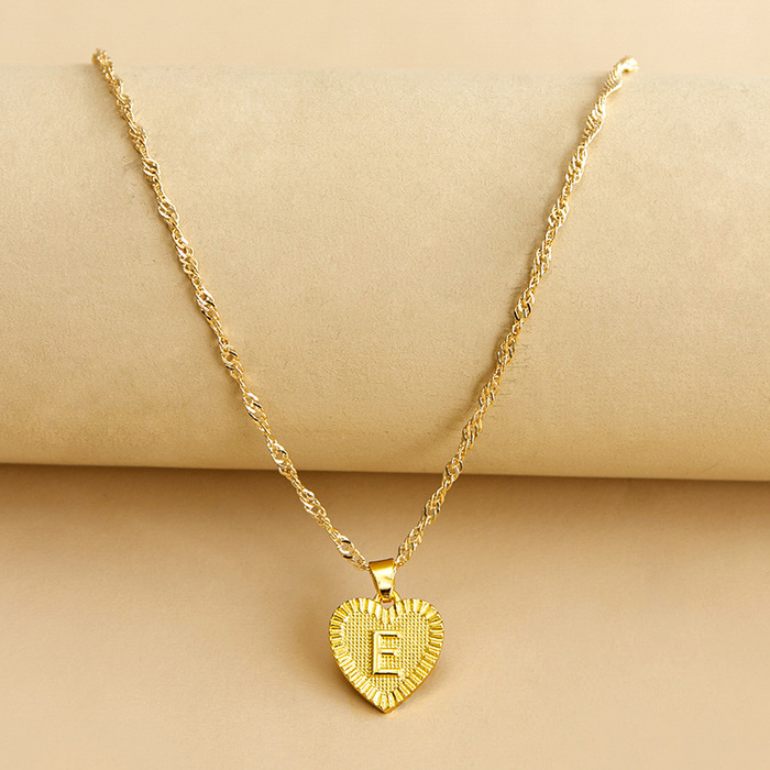 Alphabet English Initial Necklace Letter Heart pendant necklaces Gold Chains for women fashion jewlry gift will and sandy, Silver
Alphabet English Initial Necklace Letter Heart pendant necklaces Gold Chains for women fashion jewlry gift will and sandy, Silver