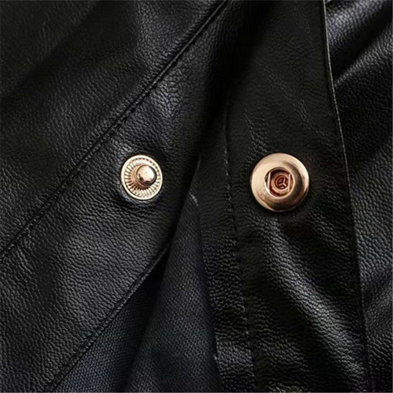 Women Faux Leather Pleated Skirt Fashion Loose A-line s Female Autumn Winter Elegant Office Lady Midi 210515