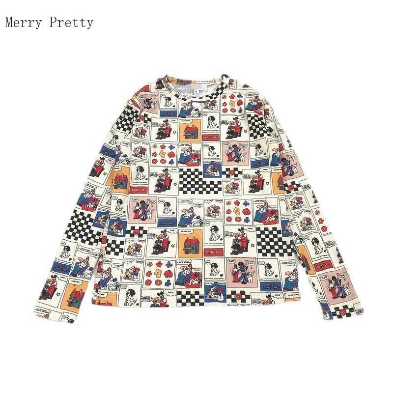 Merry Pretty Spring Women T-shirt Cartoon Sprinted O Neck Thin Bottoming Shirt 210526, Beige
Merry Pretty Spring Women T-shirt Cartoon Sprinted O Neck Thin Bottoming Shirt 210526, Beige