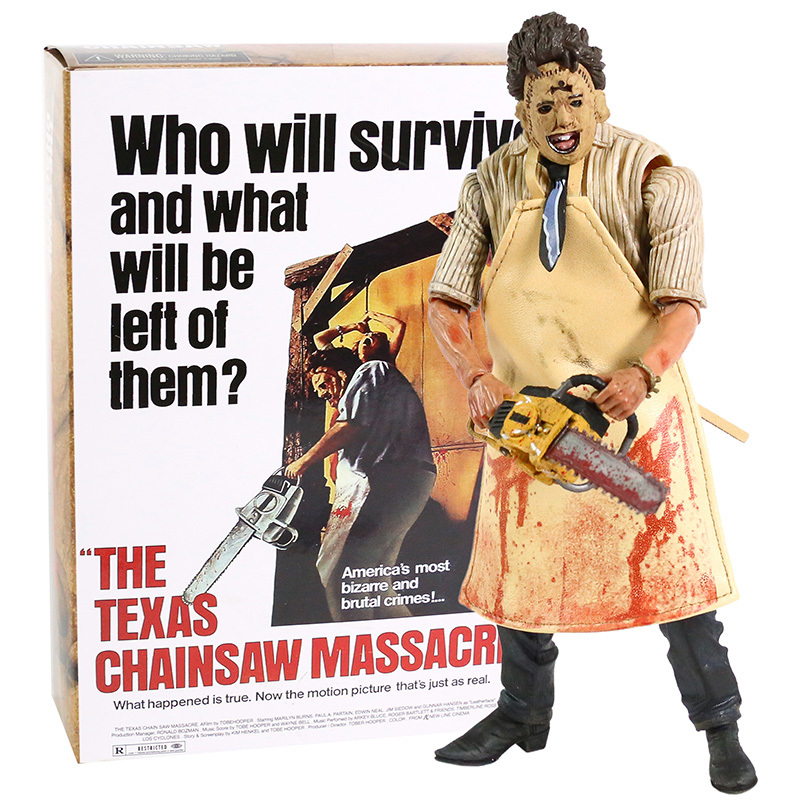 NECA The Texas Chainsaw MASSACRE PVC Action Figure Collectible Model Toy 7" 18cm C0323
NECA The Texas Chainsaw MASSACRE PVC Action Figure Collectible Model Toy 7" 18cm C0323