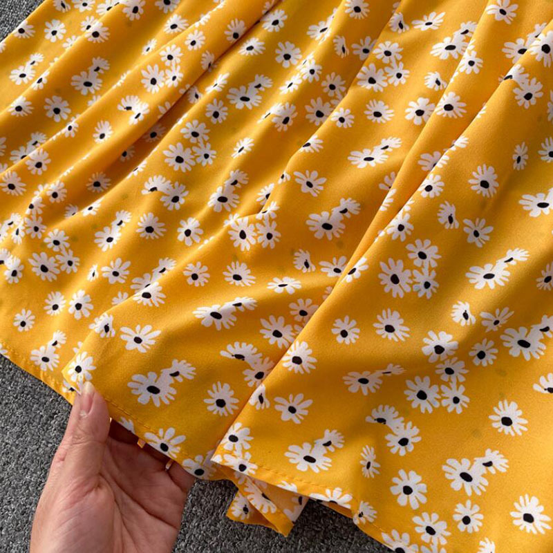 Women Summer Bohemian Long Dress Sexy V-neck Backless Ruffle Floral Print Dress Elegant Sleeveless Beach Vestidos 210521