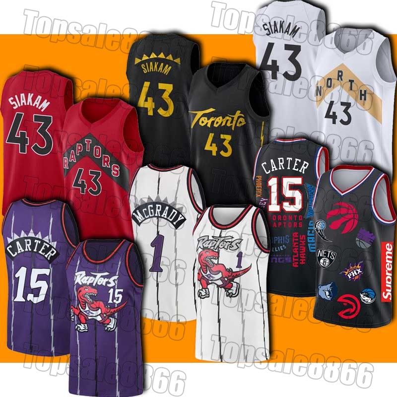 Throwback Vince 15 Carter Jersey Pascal 43 Siakam Icon Jerseys Tracy 1 Mcgrady Jersey, Black;red
Throwback Vince 15 Carter Jersey Pascal 43 Siakam Icon Jerseys Tracy 1 Mcgrady Jersey, Black;red