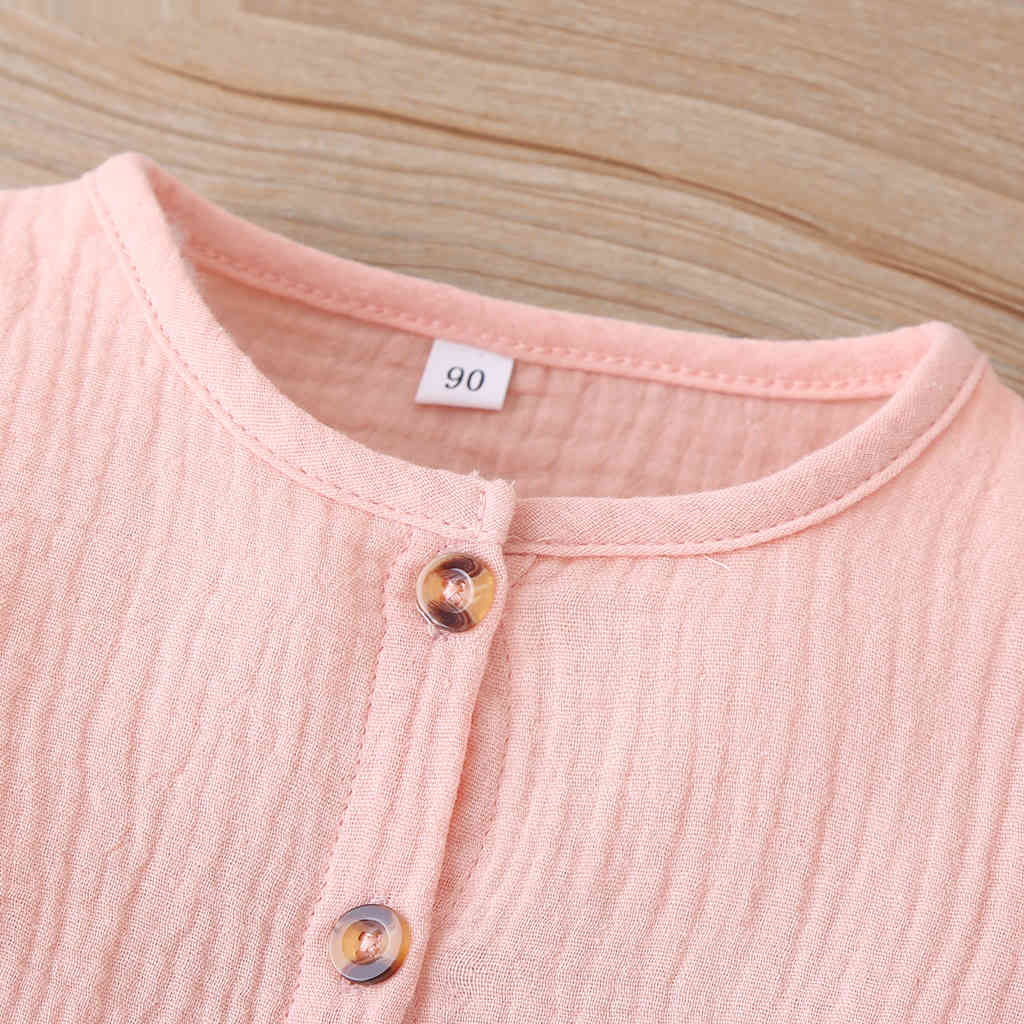 6-24M born Infant Baby Girls Soft Clothes Set Autumn Long Sleeve T shirt Tops Pants Casual Pajama Sets 210515