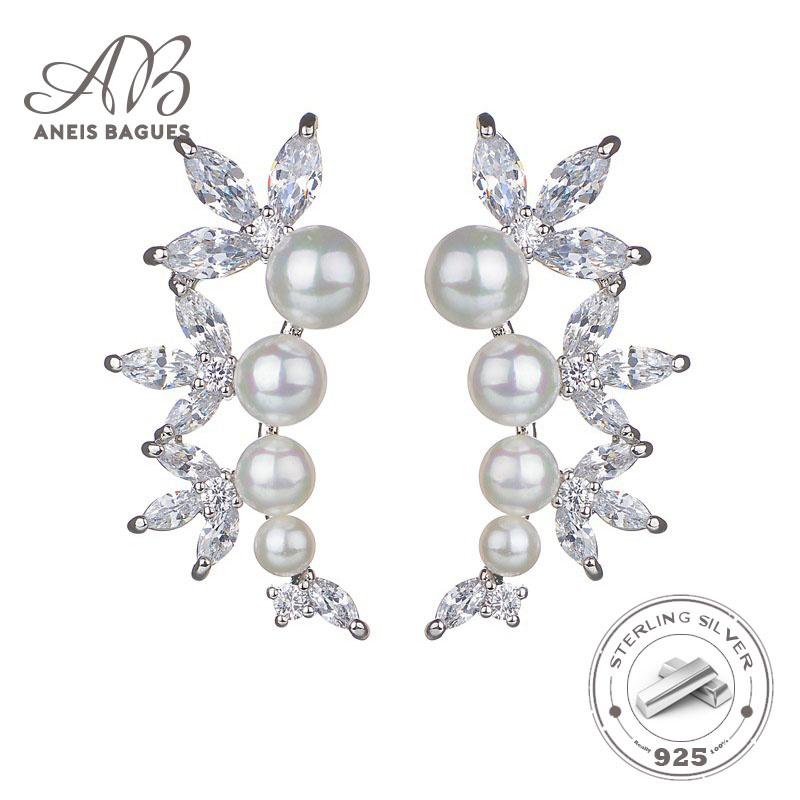 Stud Aneis Bagues High-quality Silver 925 Jewelry Luxury Pearl Earrings Sterling For Women Fine, Golden;silver
Stud Aneis Bagues High-quality Silver 925 Jewelry Luxury Pearl Earrings Sterling For Women Fine, Golden;silver