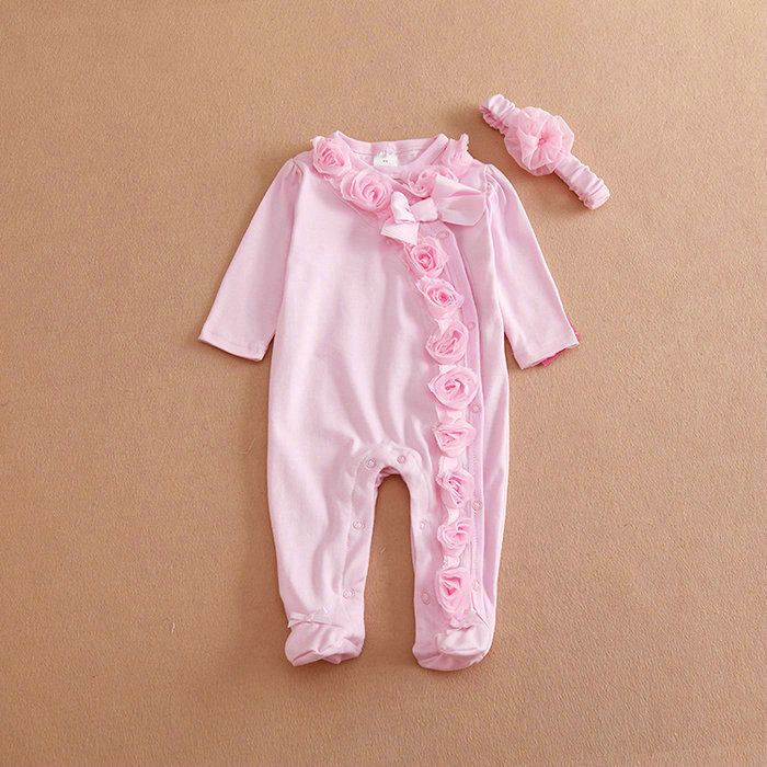 Cute Newborn Baby Girl Clothes New Style Girls Princess Bow/Flowers Romper & Headband 2PC Long Sleeve Romper Clothing Set, Pink
Cute Newborn Baby Girl Clothes New Style Girls Princess Bow/Flowers Romper & Headband 2PC Long Sleeve Romper Clothing Set, Pink