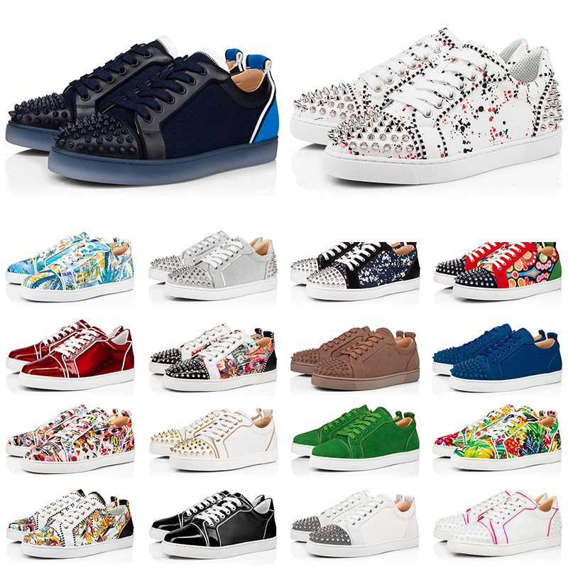 red bottoms sneakers men women designer shoes low top Black White blue Glitter Grey pink rainbow Split leather suede mens fashion spikes casual trainers, #19
red bottoms sneakers men women designer shoes low top Black White blue Glitter Grey pink rainbow Split leather suede mens fashion spikes casual trainers, #19