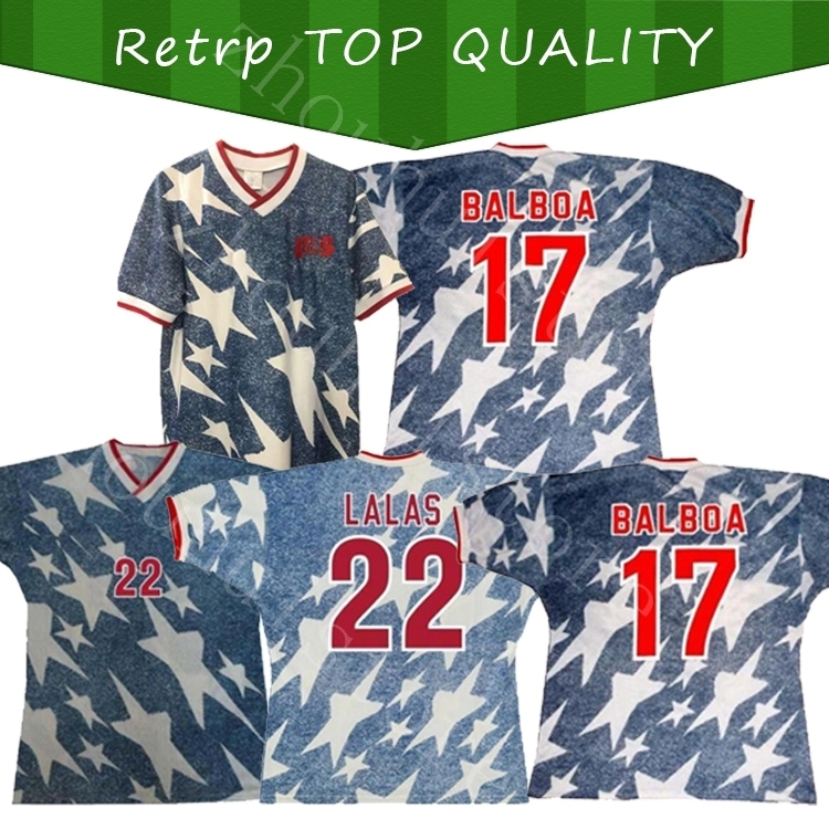 Retro Soccer Jersey 1994 America LALAS 22 PEREZ 7 JONES 13 SORBER 16 Fans Version away classic 94 STEWART WEGERLE BALBOA 17 United return, Black;yellow
Retro Soccer Jersey 1994 America LALAS 22 PEREZ 7 JONES 13 SORBER 16 Fans Version away classic 94 STEWART WEGERLE BALBOA 17 United return, Black;yellow
